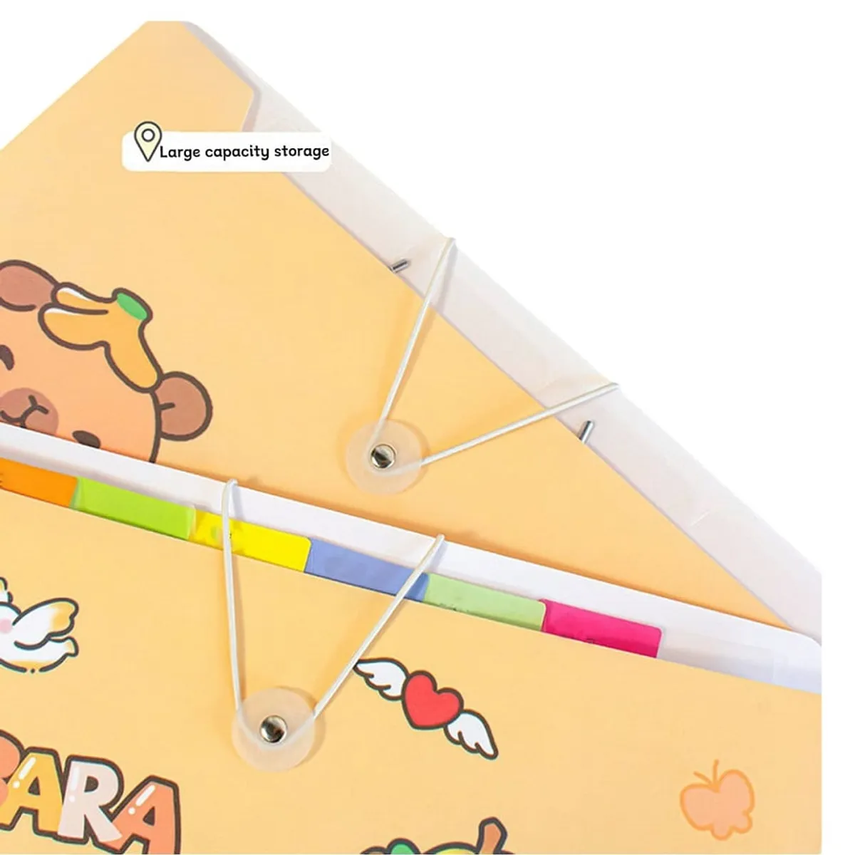 GENERICO - Carpeta archivador Acordeon A4 capibara porta documentos