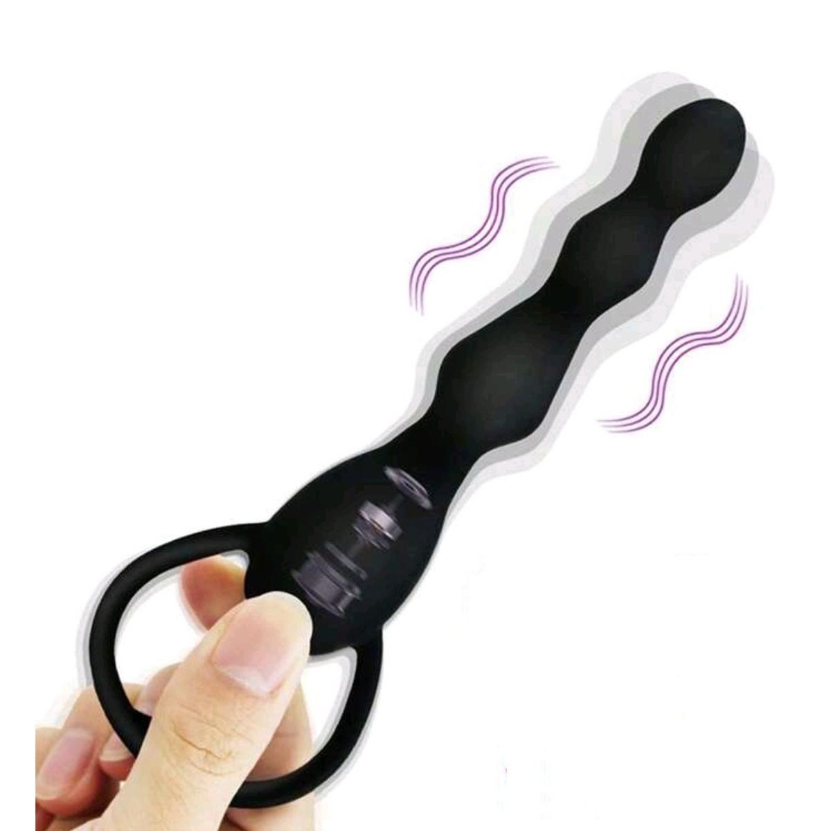 GENERICO - VIBRADOR PLUG ANAL DE SILICONA