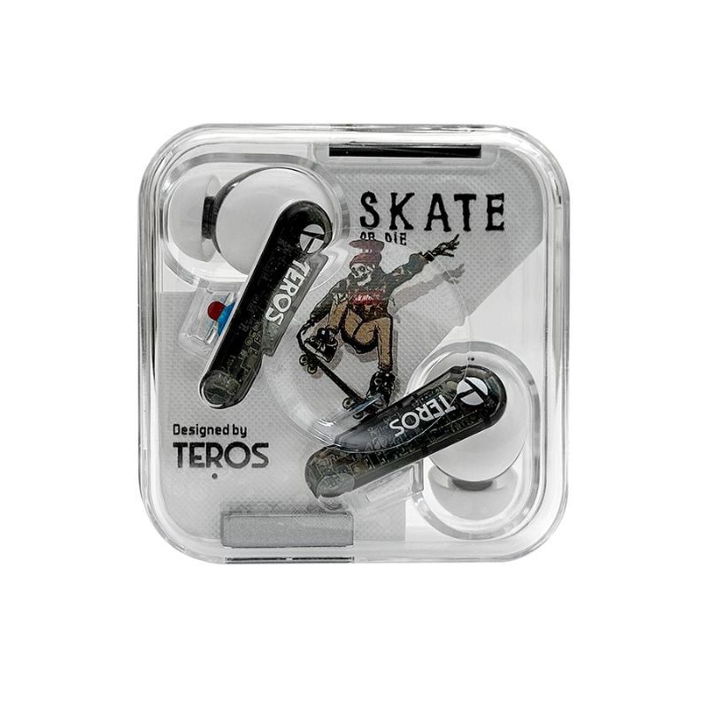 TEROS - Audífonos inalámbricos Con Bluetooth TWS Blanco Teros TE-8072W