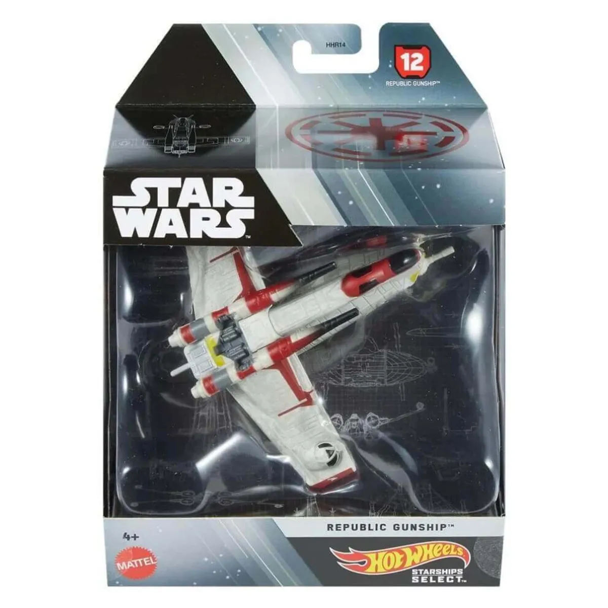 HOT WHEELS - Hot Wheels Star Wars Vehículo Nave - Republic Gunship