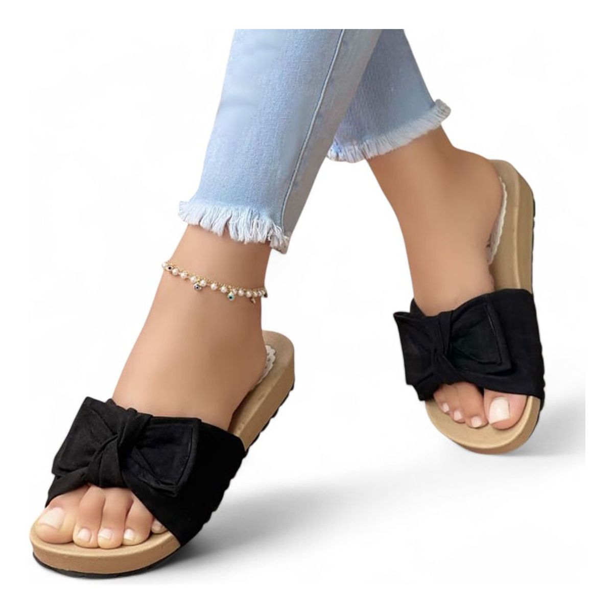 GENERICO - Sandalia Mujer Michi Fu Sueder 2086L-38 Color Negro