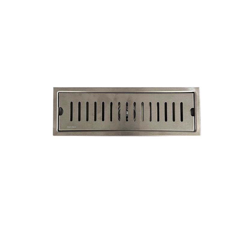 XM - SUMIDERO DE ACERO SUS 304 RECTANGULAR 10x30 CM SATINADO A-S30010852