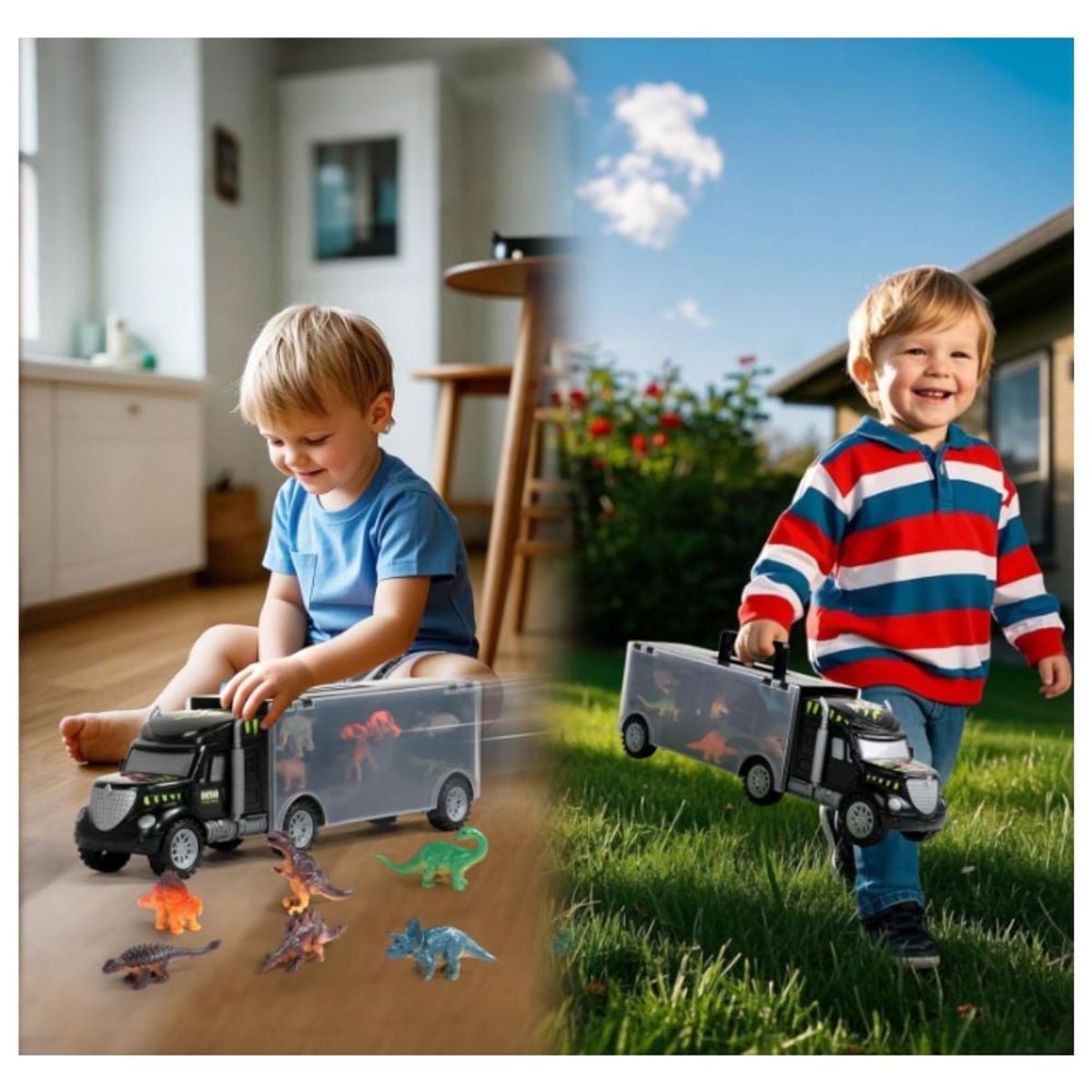 GRUPO CB - Camión Transportador de Dinosaurios Dinotruck