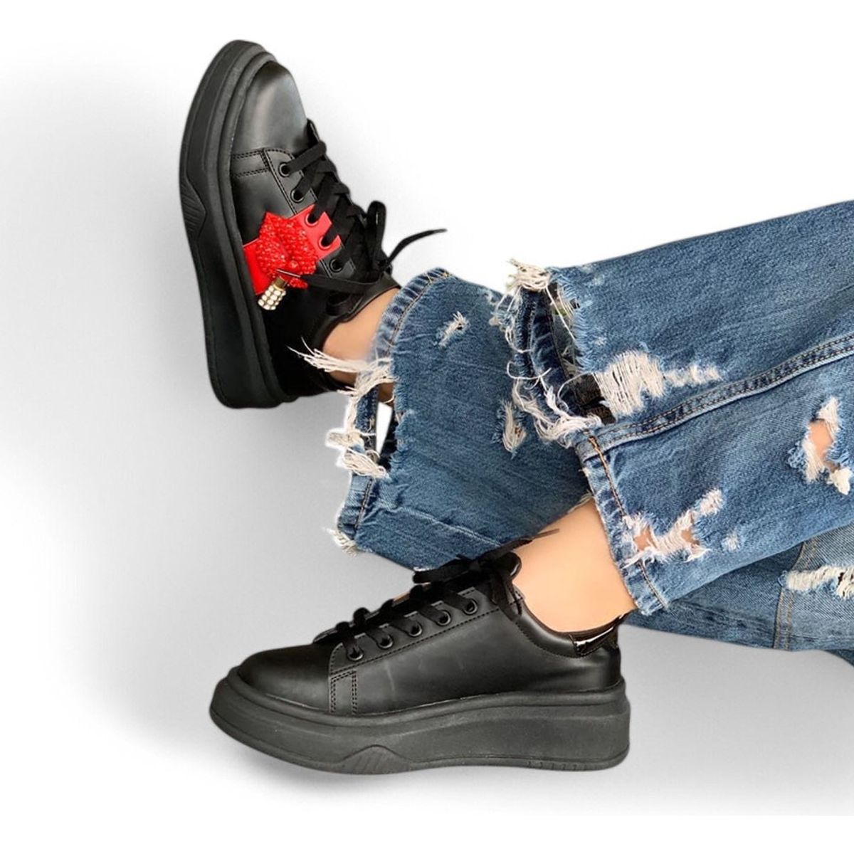 GENERICO - Zapatilla Mujer Eterna 2086L-53 Color Negro