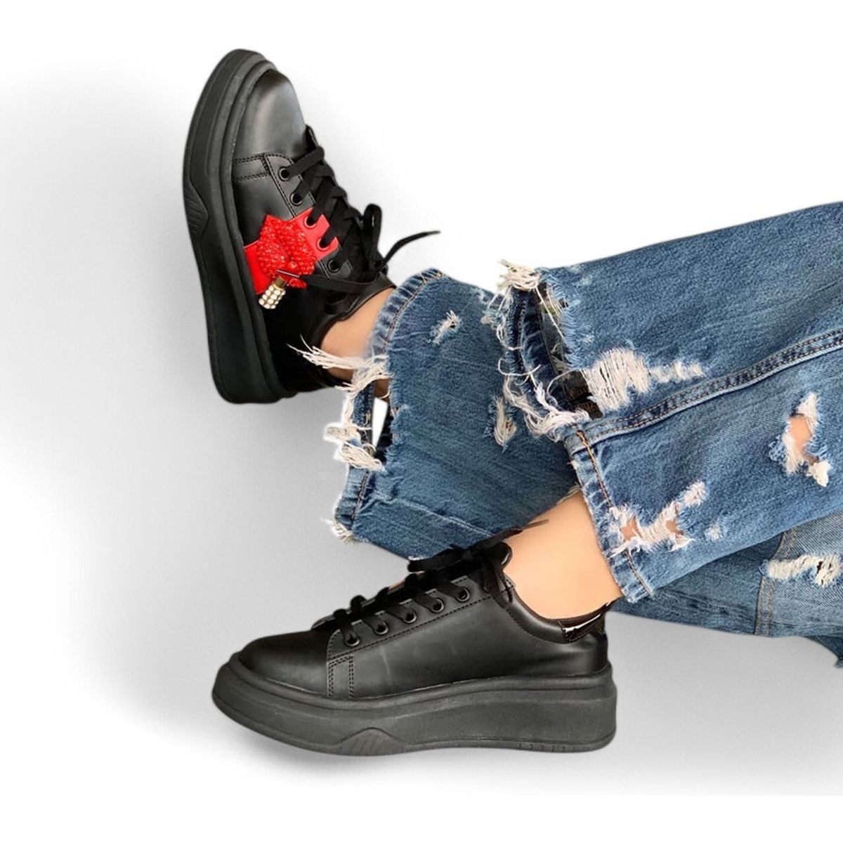 GENERICO - Zapatilla Mujer Eterna 2086L-53 Color Negro