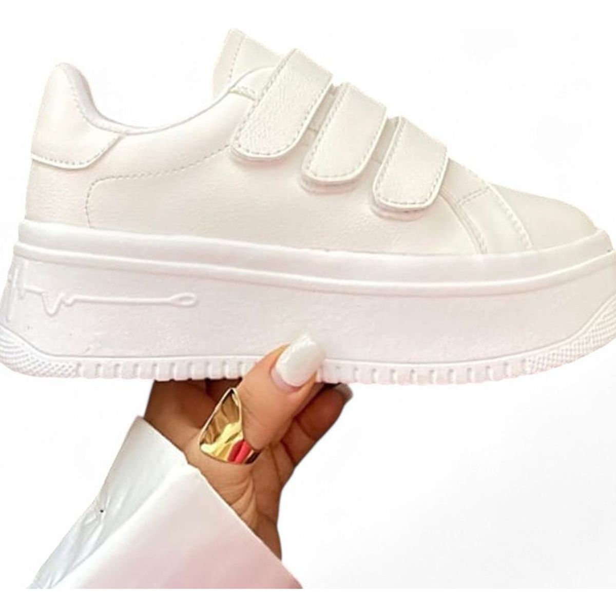 GENERICO - Zapatilla Mujer Pegapega 2086L-50 Color Blanco