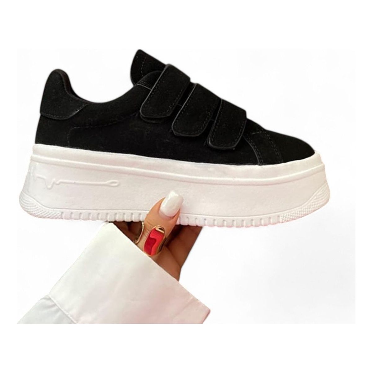 GENERICO - Zapatilla Mujer Pegapega 2086L-50 Color Negro