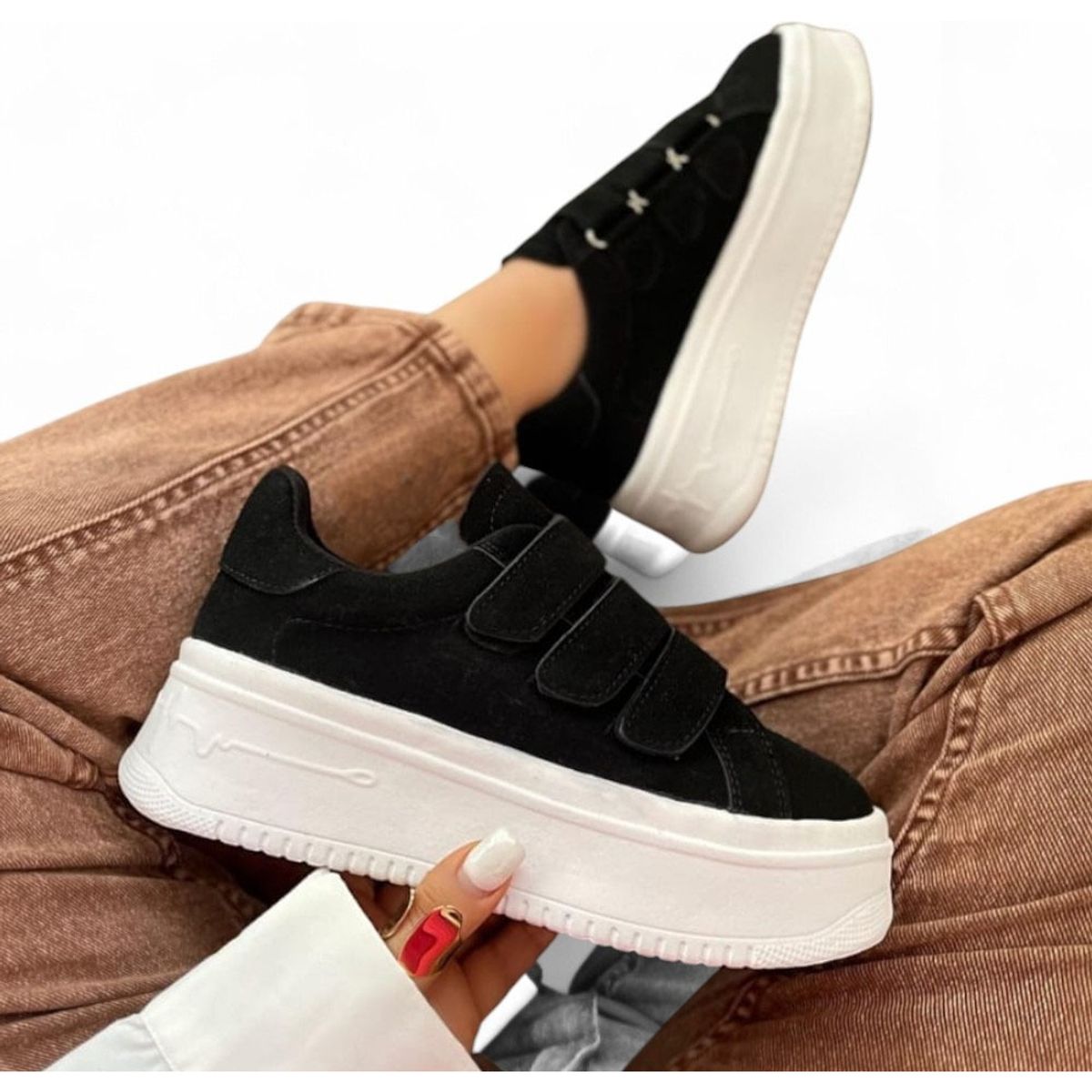 GENERICO - Zapatilla Mujer Pegapega 2086L-50 Color Negro