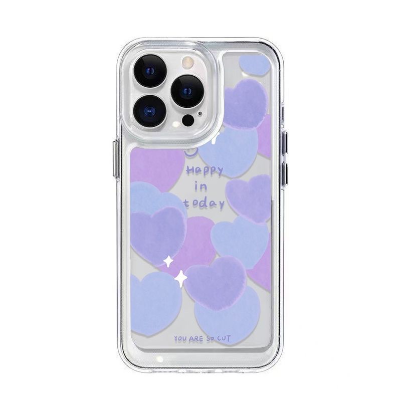 JET - Carcasa para iPhone 12 con Diseño de Corazones