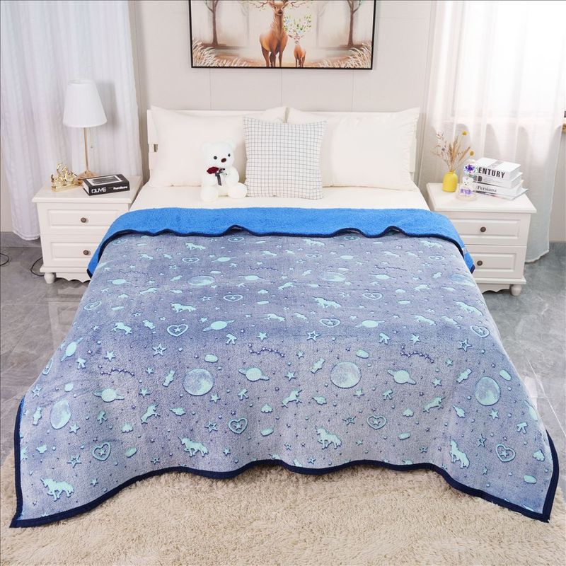 CASATEX - Manta Luminosa Hipoalergenica con Sherpa Premium