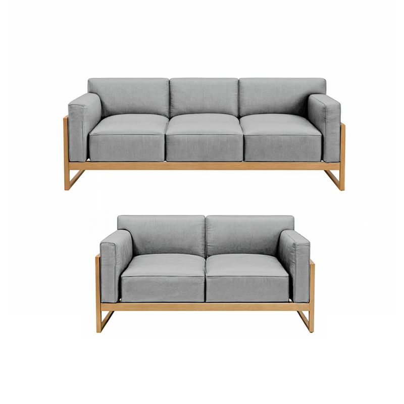 BARAKA HOME - Juego de sala 3 2 Luxury Lipkovo - Gris claro
