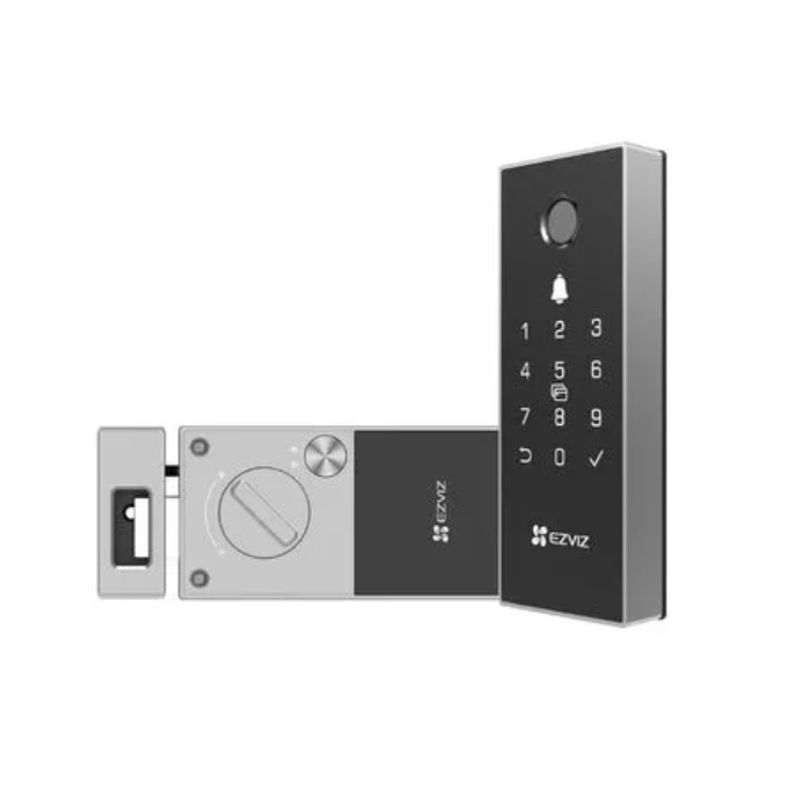 EZVIZ - Cerradura Inteligente EZVIZ DL03 PRO Desbloqueo Remoto y Huella Bateria