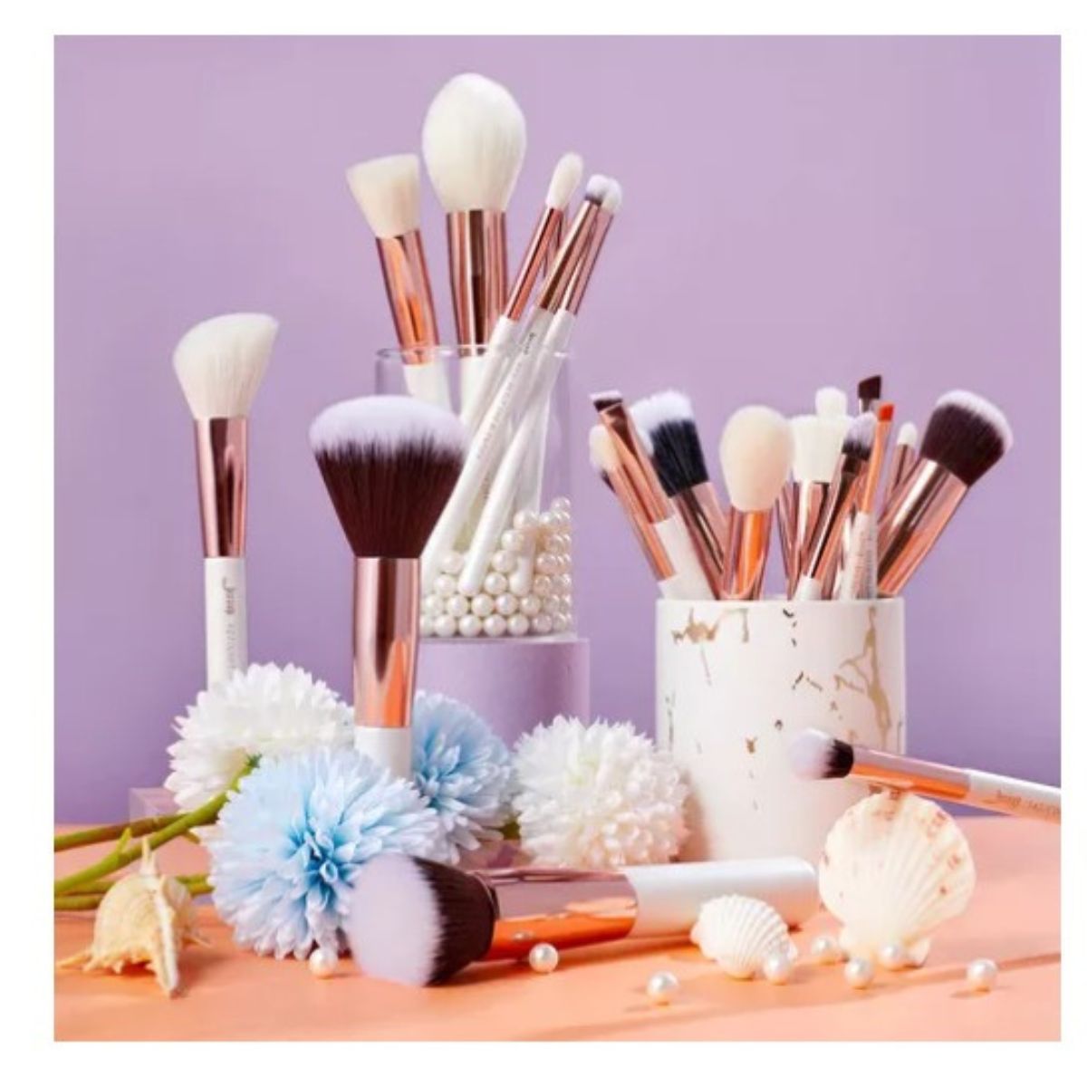 GENERICO - SET DE BROCHAS PARA MAQUILLAJE DE 25 PIEZAS JESSUP ORIGINAL