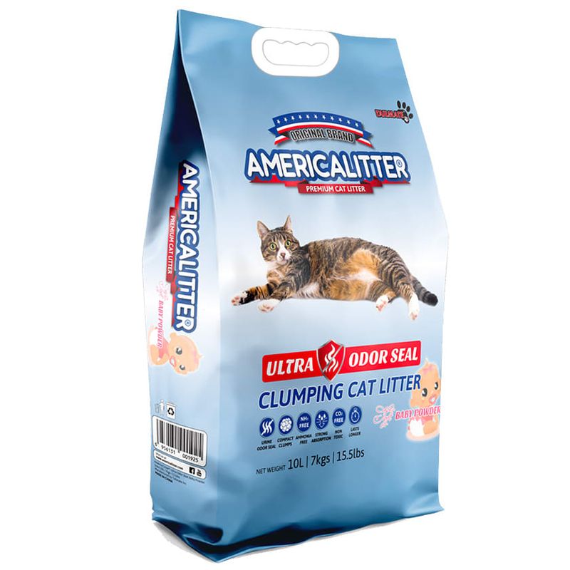 AMERICA LITTER - American Litter Arena Odor Seal Talco Bebe 7 Kg