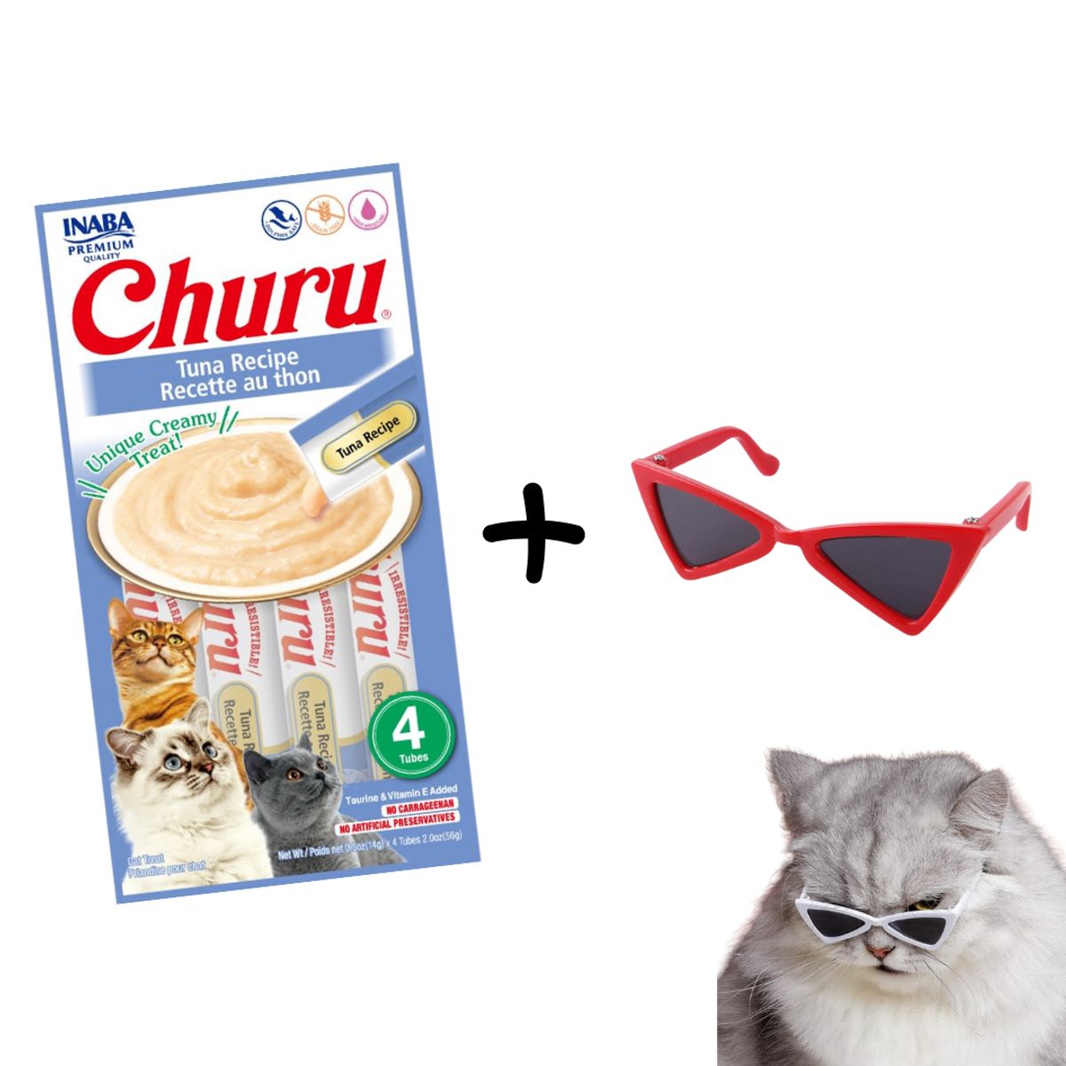 CHURU - Churu Snack Húmedo Para Gatos Atún X 4Un