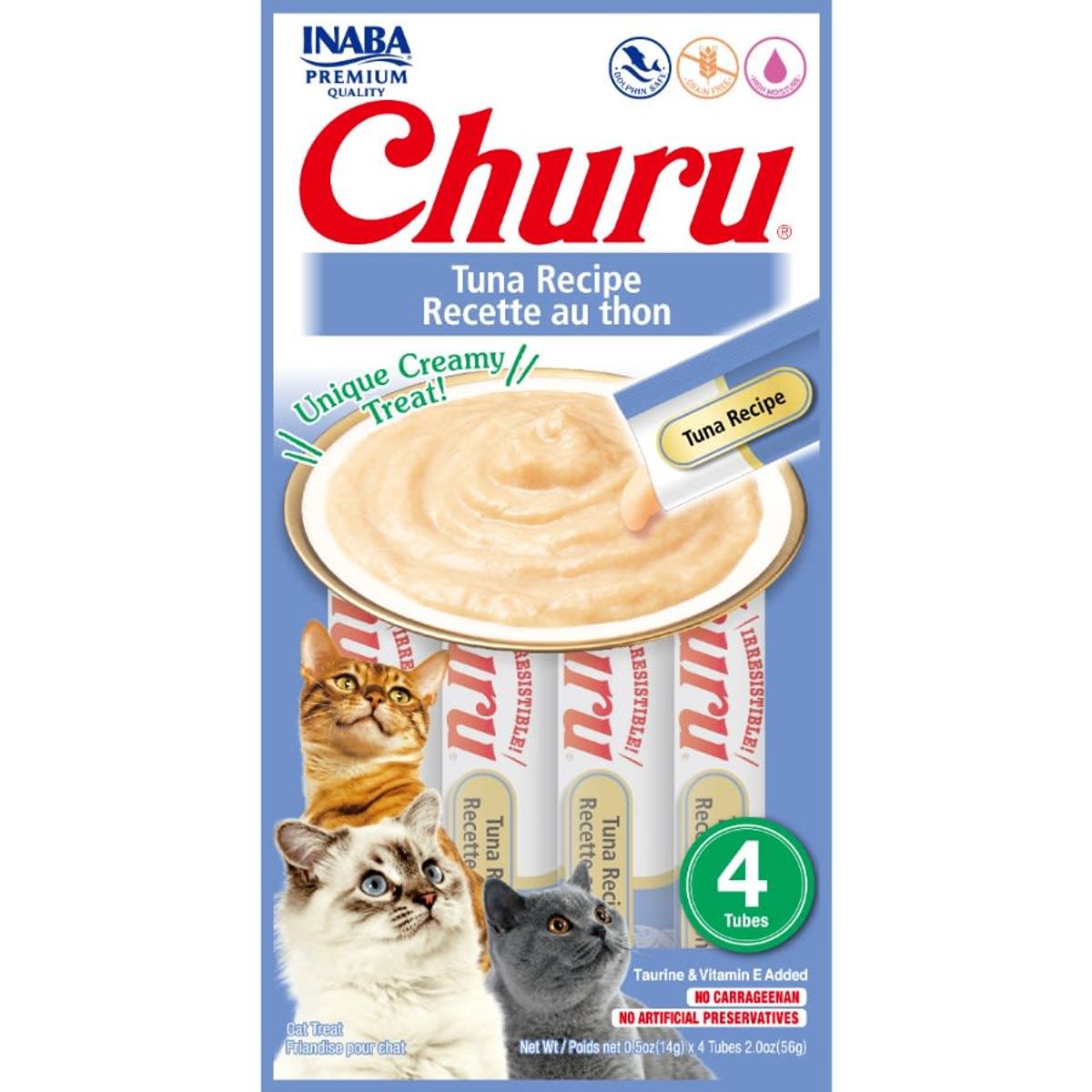 CHURU - Churu Snack Húmedo Para Gatos Atún X 4Un