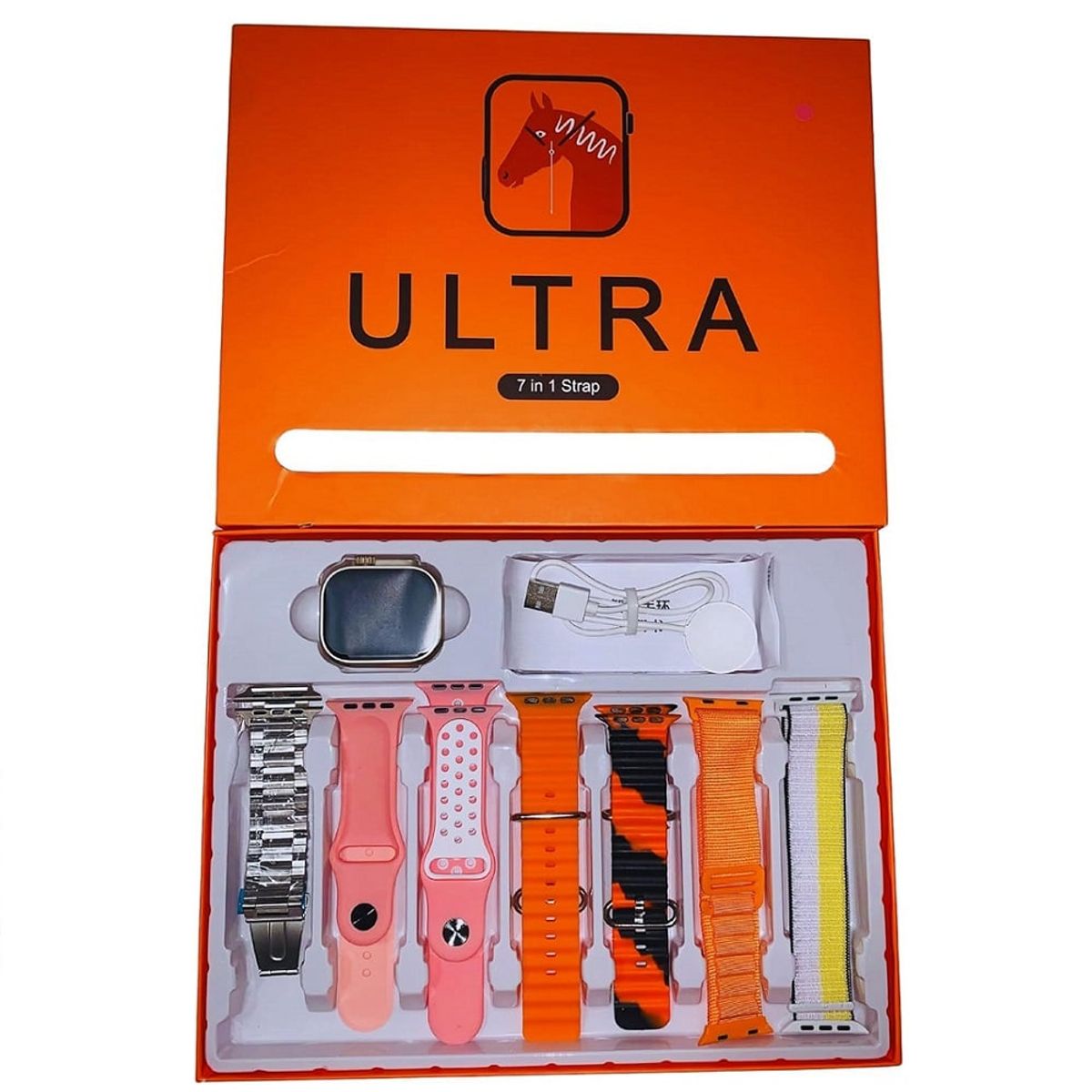 GENERICO - Reloj Smartwatch con 7 correas diferentes