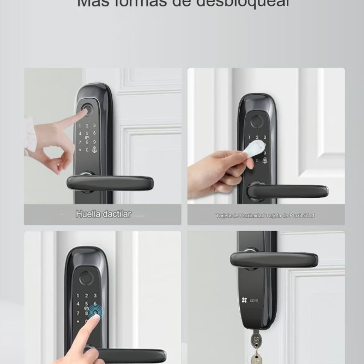 EZVIZ - Cerradura Inteligente EZVIZ L2S con Huella Dactilar