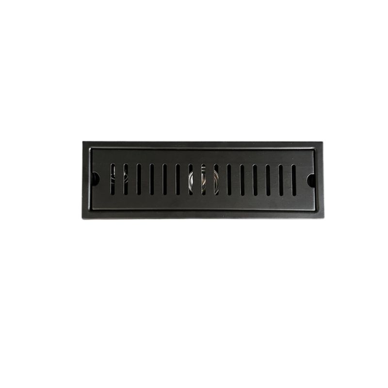 XM - SUMIDERO DE ACERO SUS 304 RECTANGULAR 10X30 CM NEGRO A-S30010851