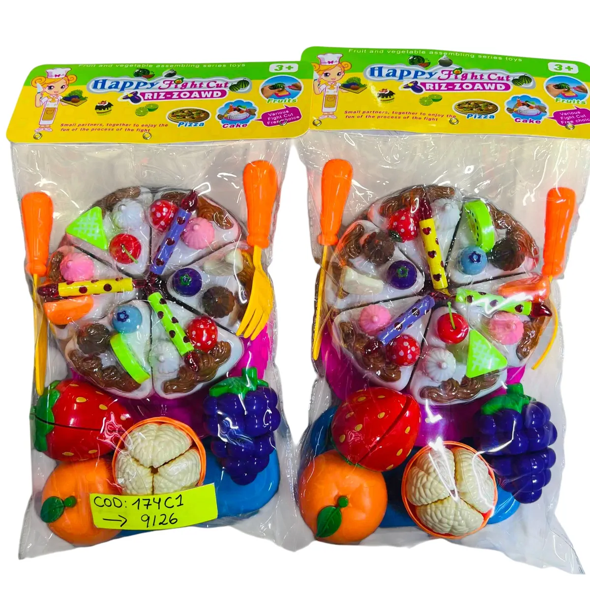 GENERICO - Pack De  Tortas Con Frutas