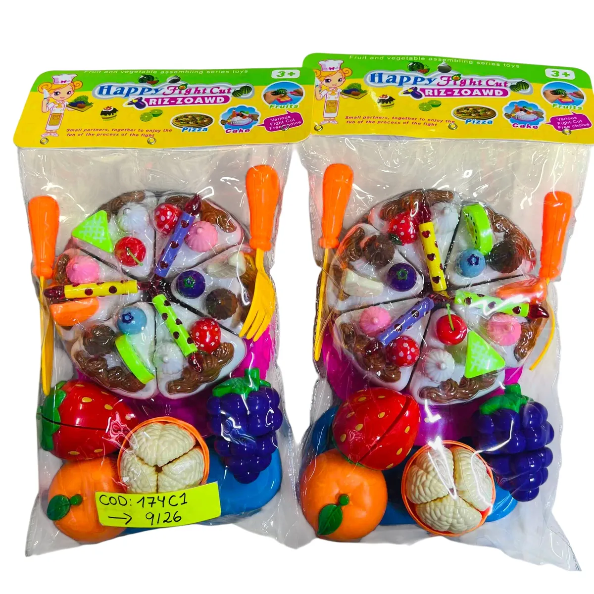 GENERICO - Pack De  Tortas Con Frutas