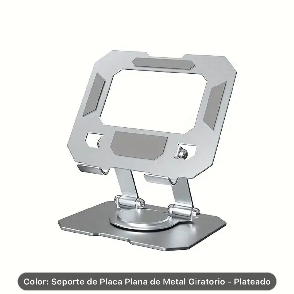 GENERICO - Soporte Plegable De Aluminio giratorio para Tablet Ipad cel