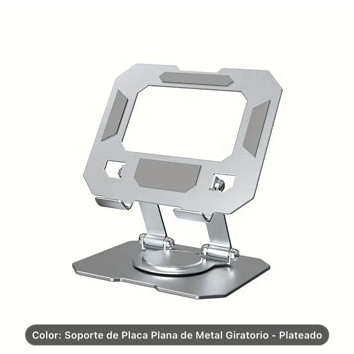 GENERICO - Soporte Plegable De Aluminio giratorio para Tablet Ipad cel
