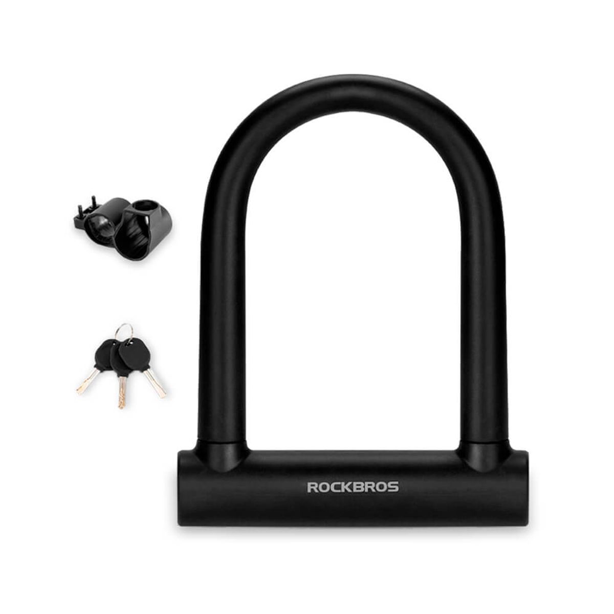 ROCKBROS - Candado ULOCK para Bicicleta Rockbros Rojo