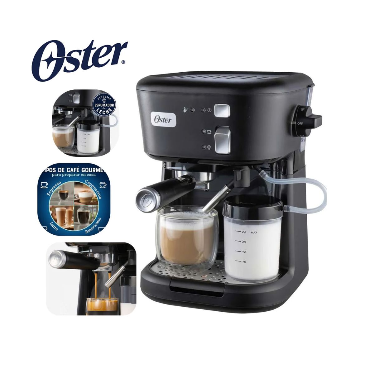 OSTER - Cafetera para Espresso Oster® BVSTEM5501B