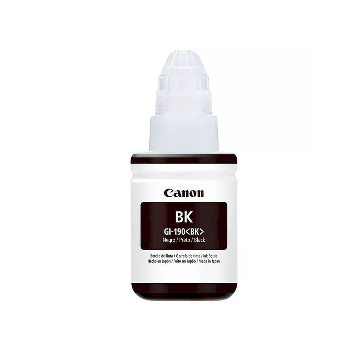 CANON - Tinta Canon 190 NEGRA GI-190BK BLACK G1100 G2100 G3100