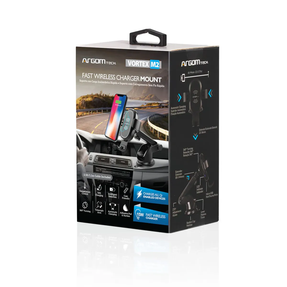 ARGOMTECH - CARGADOR PARA AUTO VORTEX M2