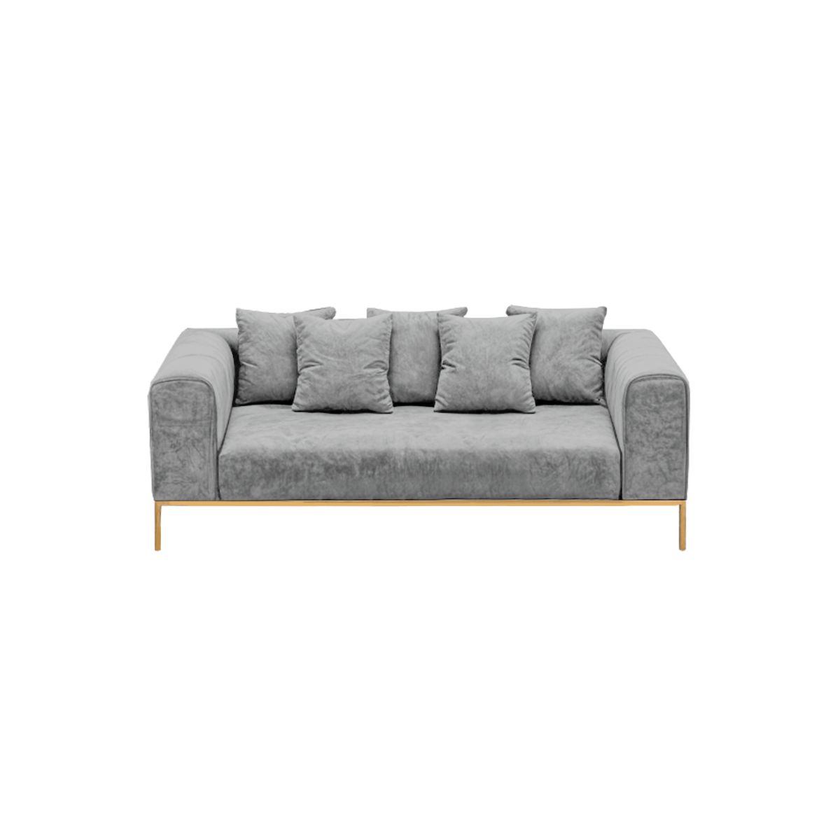 BARAKA HOME - Sofá Luxury Dolneni 3 Cuerpos - Gris claro