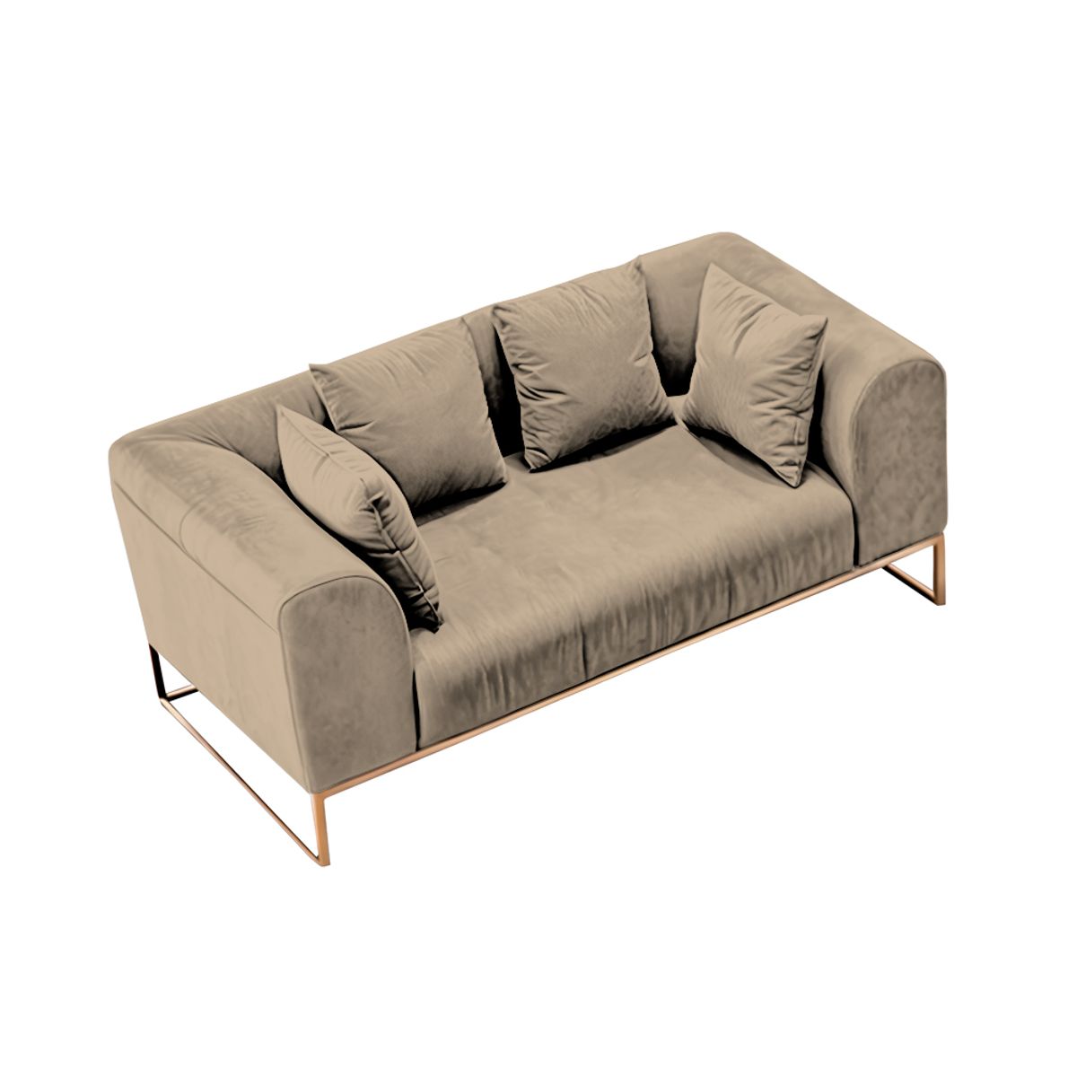 BARAKA HOME - Sofá Luxury Dolneni 2 Cuerpos - Beige claro