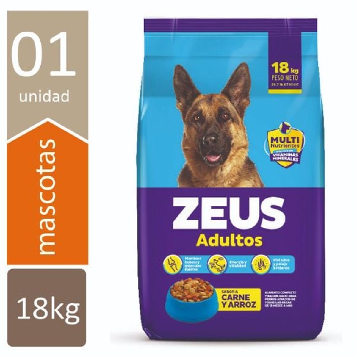 ZEUS - ZEUS ADULTOS RAF 18 KG