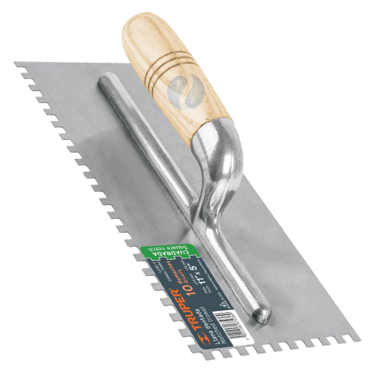 TRUPER - Raspin Dentada 11pulg X 5pulg Mango de Madera