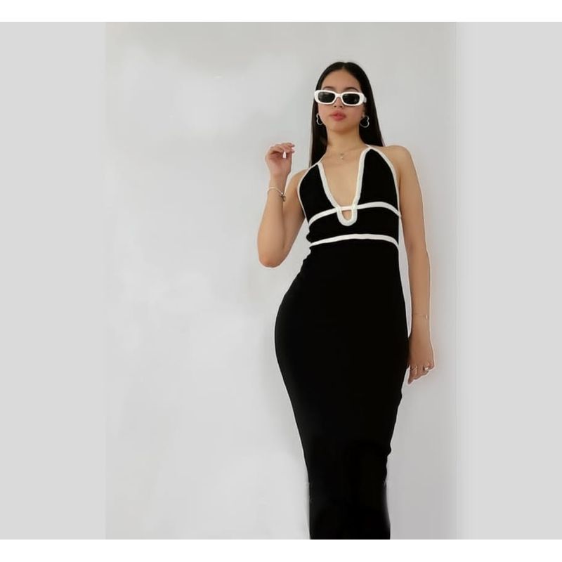 GENERICO - VESTIDO ELEGANTE LARGO DE MUJER