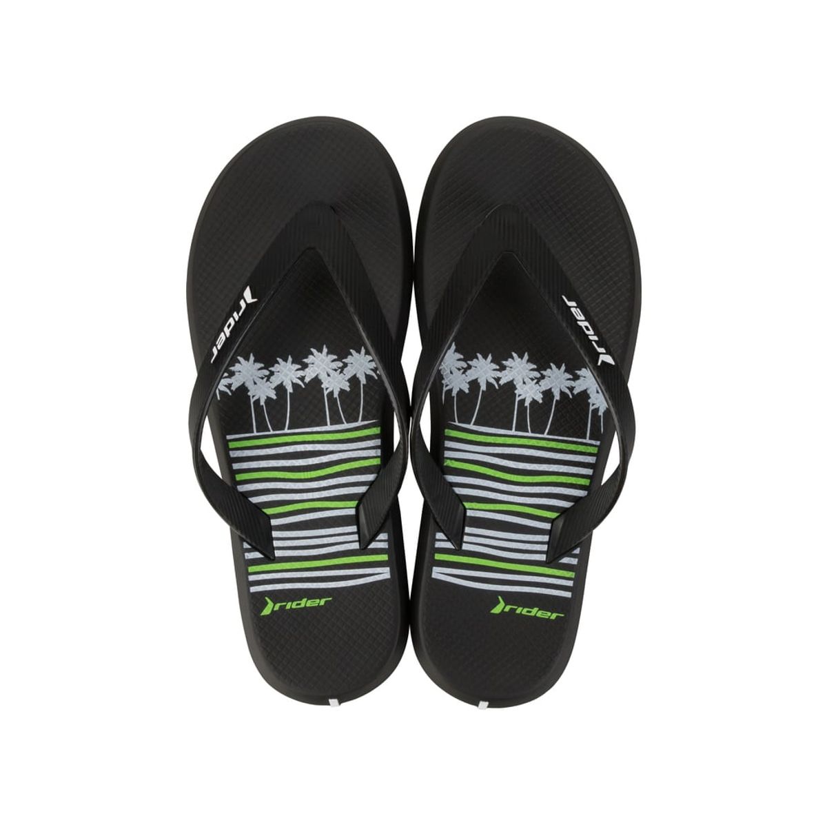 RIDER - Sandalia Tijera Playero 2RD-H18 Negro Rider