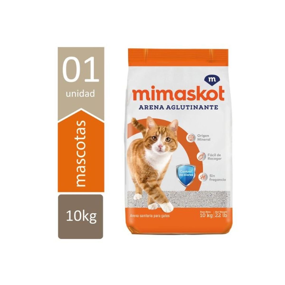 MIMASKOT - MIMASKOT GATOS ARENA GATOS 10KG