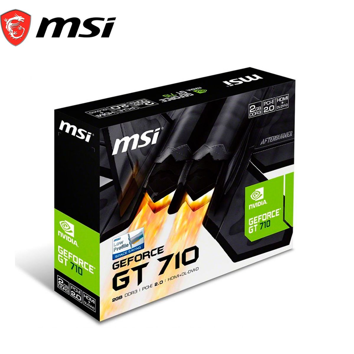 MSI - Tarjeta de video MSI GT710 2GB DDR3 64-bits