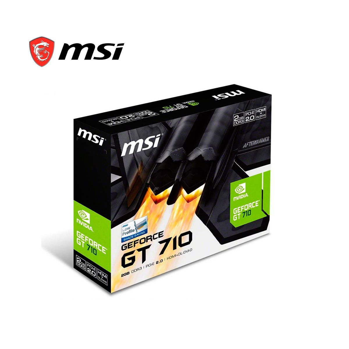 MSI - Tarjeta de video MSI GT710 2GB DDR3 64-bits