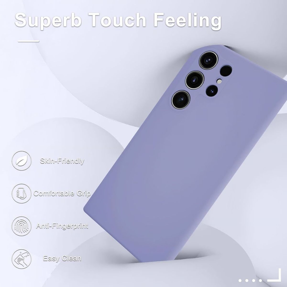 GENERICO - Case Silicona Para Samsung S25 Ultra - Lila