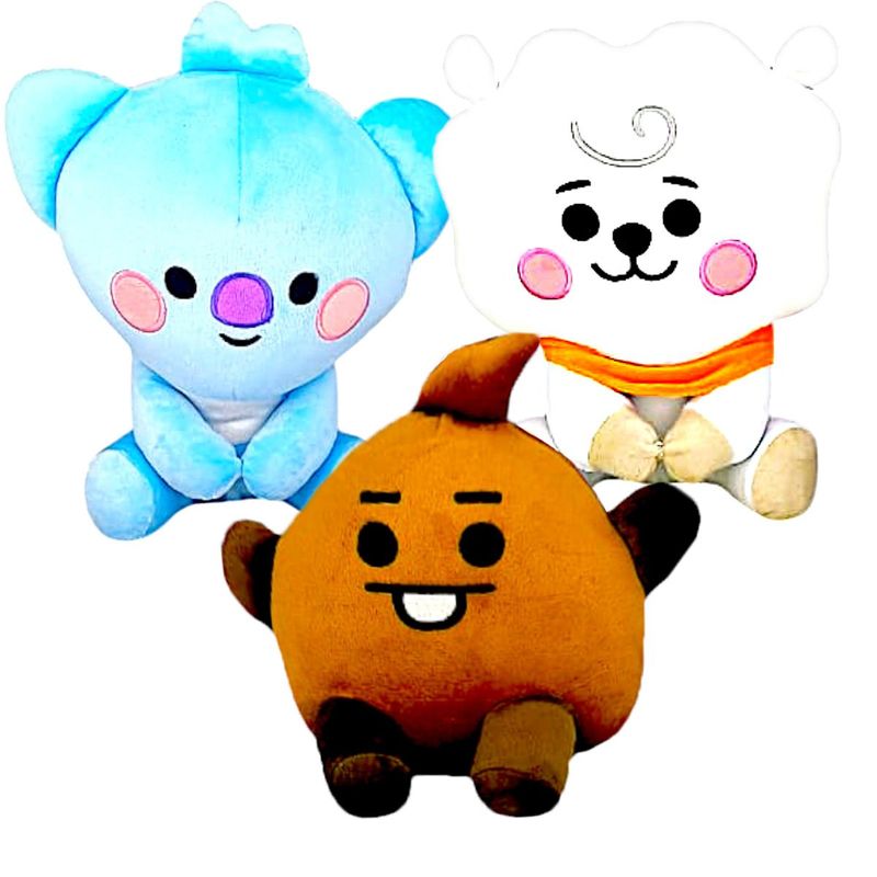 Pack peluches Baby BTS BT21 RJ Koya Shooky GENERICO