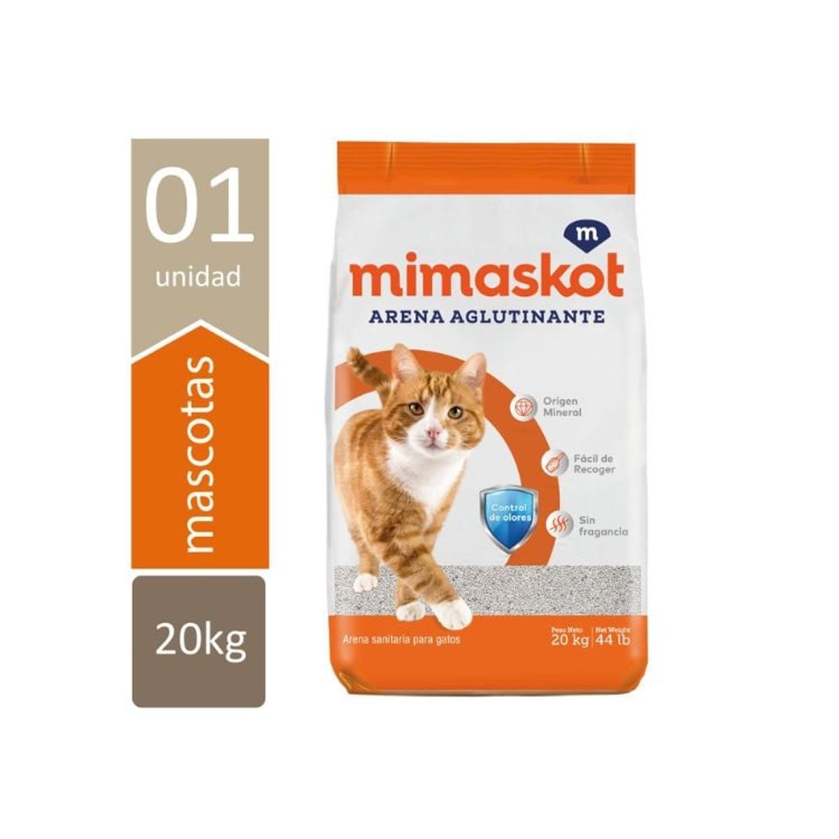 MIMASKOT - MIMASKOT GATOS ARENA GATOS 20 KG