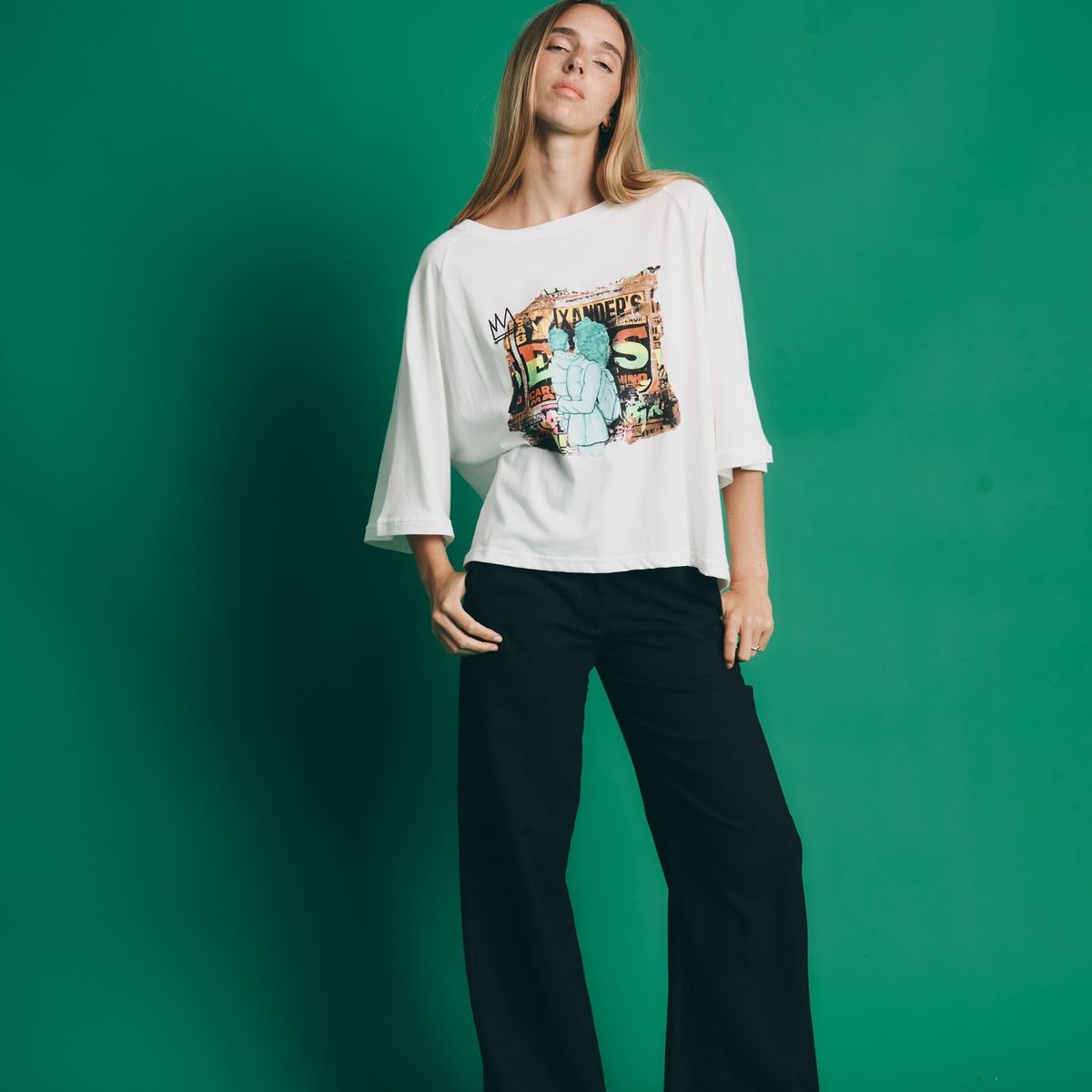 WINK - Boxy Fit Polo Madre Entes