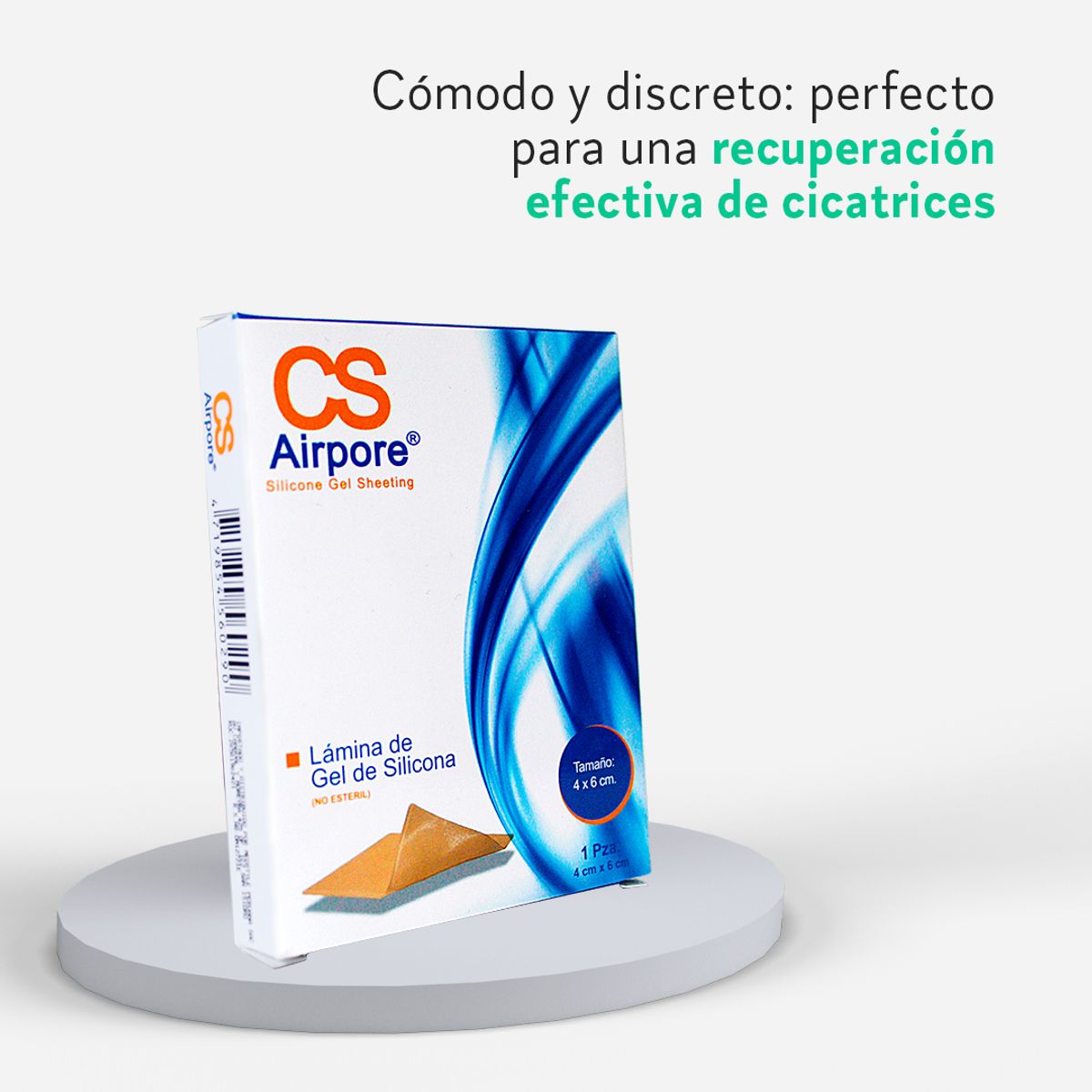 CS AIRPORE - CS Airpore 4 X 6  cm - Laminas en gel de silicona