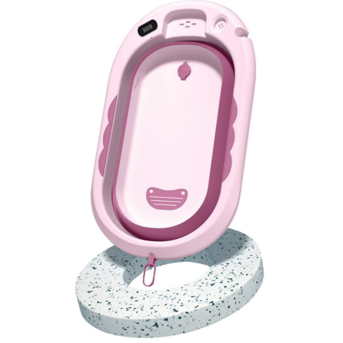 CAM - Bañera Plegable para Bebé Splash CAM ROSADO