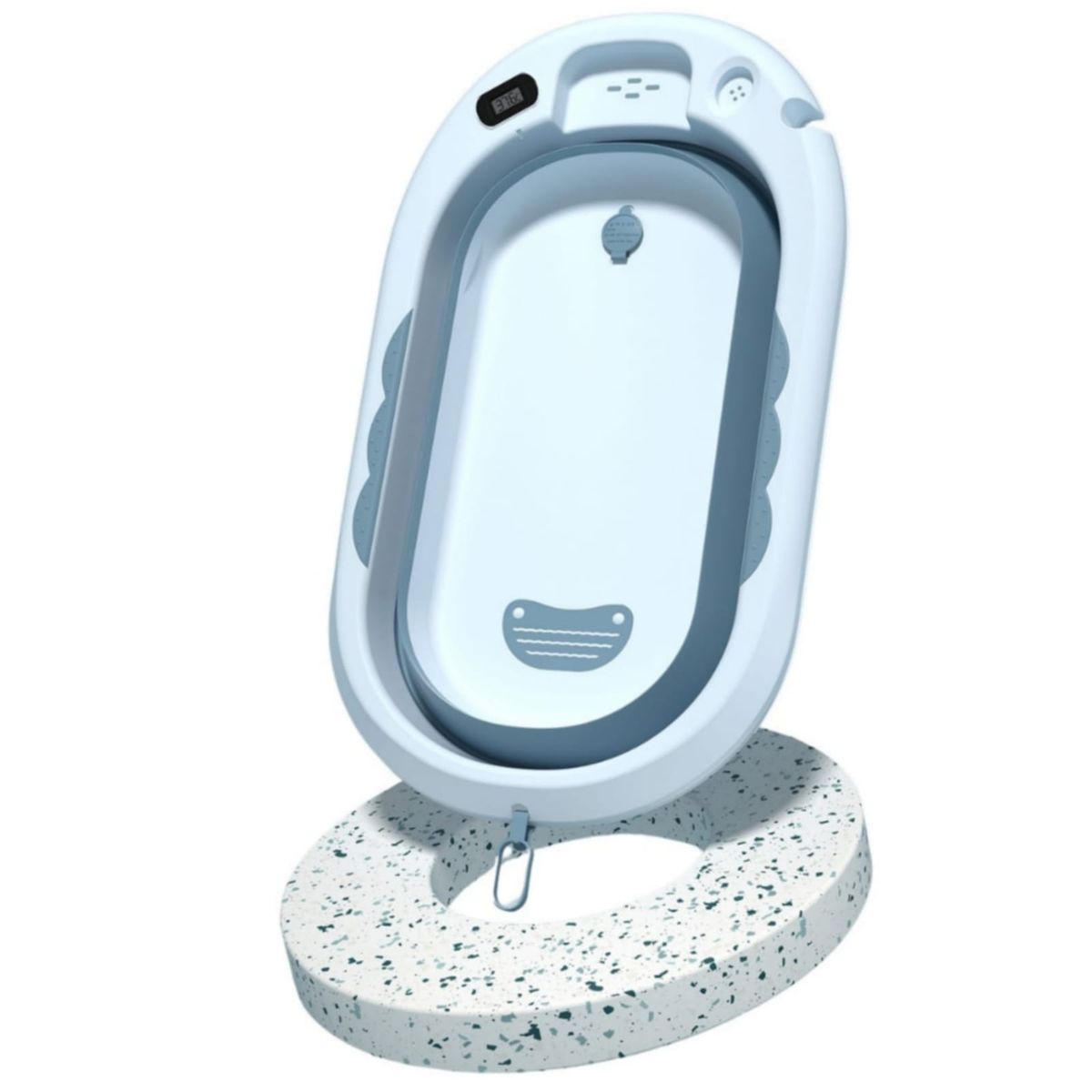 CAM - Bañera Plegable para Bebé Splash CAM AZUL