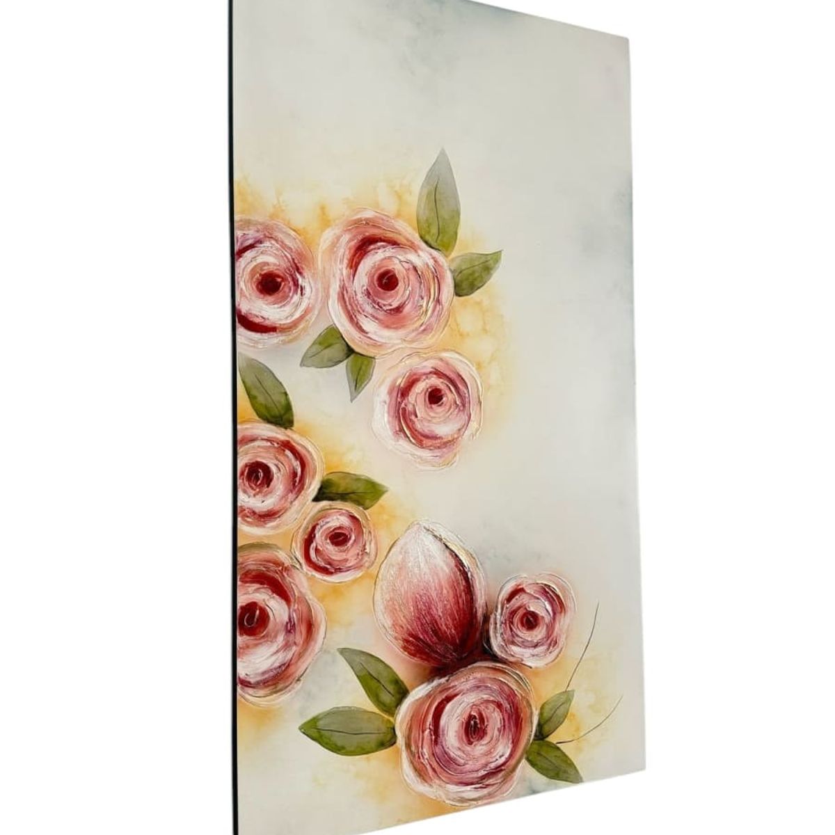 MAP DESIGN HOME - Cuadro Decorativo Rosas Decor 110x60 cm
