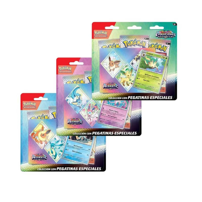 POKEMON - Pokemon TCG Prismatic Tech Sticker Colections Español