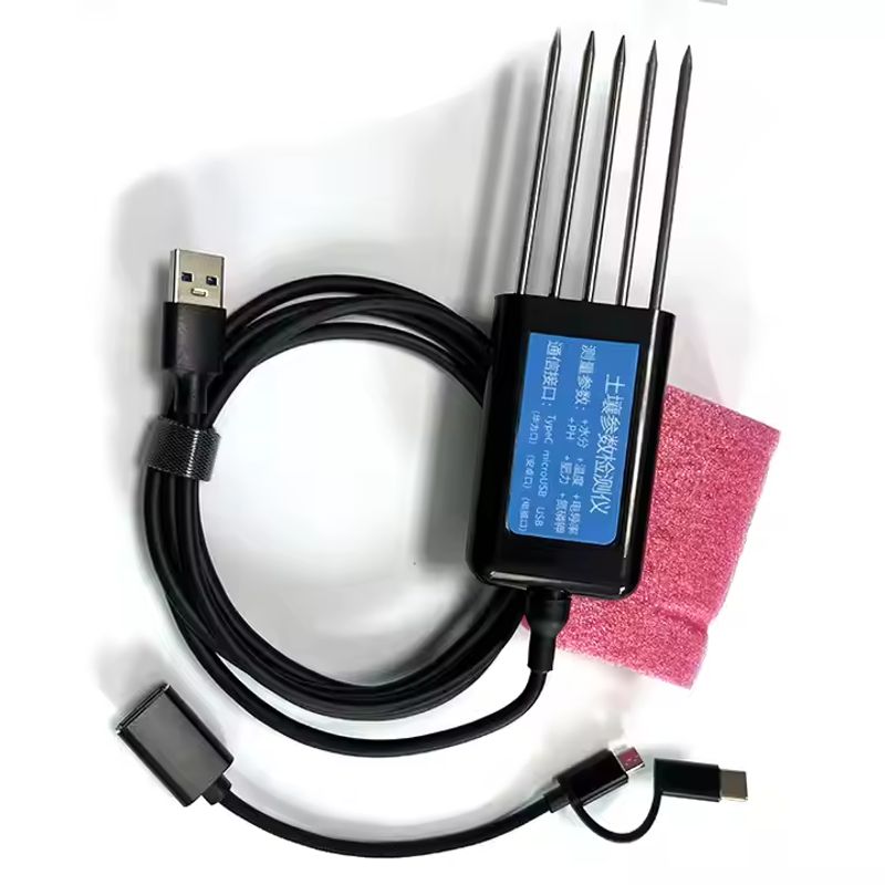 GENERICO - Sensor de suelo NPK PH EC Sensor de nutrientes para agricultura